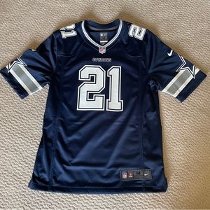 Men’s Medium NFL Cowboys Football Elliot Number 21 Jersey Spiritwear